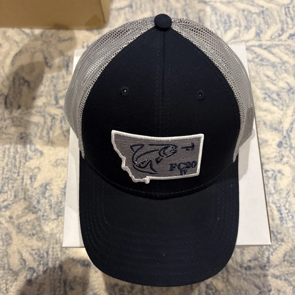 Cap America Cap, Trucker, Navy/Gray, FC20 Fishing Tackle